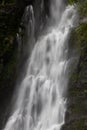 Close waterfall rocks.