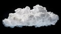 close white cloud transparent background Royalty Free Stock Photo