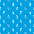Close window frame pattern vector seamless blue Royalty Free Stock Photo