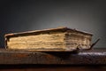 Closed ancient book