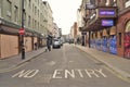 Closed bars and restaurants in Soho, London during lockdown Royalty Free Stock Photo