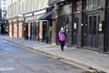 Closed bars and restaurants in Soho, London during lockdown. Royalty Free Stock Photo