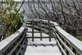 Closed Boardwalk from hurrican damage