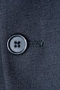 A closed button on a suit jacket Royalty Free Stock Photo