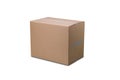 Closed Cardboard Box Royalty Free Stock Photo