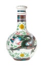 Closed ceramic bottle of chinese drink baijiu