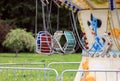 Closed children`s carousel, for prevention of COIVD-19 or coronavirus