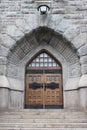 Closed Church Doors Royalty Free Stock Photo