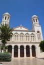 Closed church in downtown of Limassol