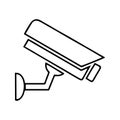 CLOSED CIRCUIT TELEVISION, CCTV CAMERA, ICON