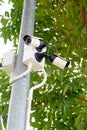 Closed circuit television cctv camera Royalty Free Stock Photo