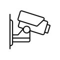 Closed-Circuit Television cctv icon Royalty Free Stock Photo