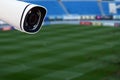 Closed circuit television or cctv security system observation at stadium. Royalty Free Stock Photo