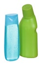 Closed Cosmetic Or Hygiene Plastic Bottle Of Gel