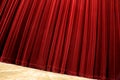 Closed curtain