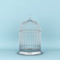 Closed decorative bird cage Royalty Free Stock Photo