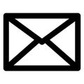 Closed, email Bold Vector Icon which can be easily edited or modified