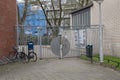 Closed Entrance At The Rivieren School At Amsterdam The Netherlands 2020