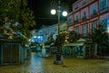 closed flower shops on the plaza topete in the spanish city cadiz...IMAGE