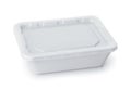 Closed foam food container