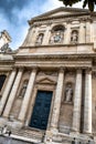 Front Entrance Of University Of Sorbonne In Quartier Latin In Paris, France Royalty Free Stock Photo