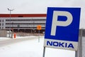 Closed Gate at Nokia Corporation, Salo Finland