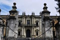 Closed gate to building in Seville, Spain