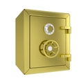 Closed gold safe