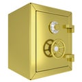 Closed gold safe