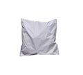 Closed grey polythene envelope mailer bag for delivery shipping packaging isolated on white background , clipping path Royalty Free Stock Photo