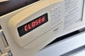Closed hotel safe Royalty Free Stock Photo