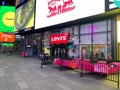 Closed levis shop at Times square in America - image Royalty Free Stock Photo