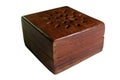 Closed little wooden box Royalty Free Stock Photo