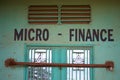 Closed micro finance office