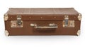 Closed old suitcase Royalty Free Stock Photo