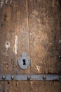 Closed Old vintage wood Door Royalty Free Stock Photo
