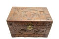 Closed Ornate Hand Carved Asian Box