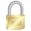 Closed padlock Royalty Free Stock Photo