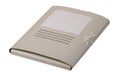 Closed paper folder for documents