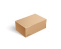 Closed Parcel Icon Vector Rectangular Package Box Royalty Free Stock Photo