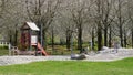 Closed playground in Magdeburg in Germany