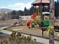 Closed Playground Wrapped in Caution Tape due to Corona Virus Pandemic 2