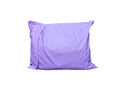 Closed purple poly plastic envelope mailer parcel bag for delivery shipping packaging isolated on white background , clipping