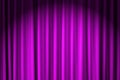 Closed purple velvet curtain - use for background