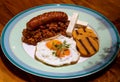 Closed shot of a Colombian breakfast