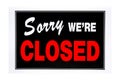 Closed Sign Royalty Free Stock Photo