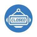 Closed sign, store closed icon