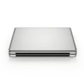 Closed silver laptop Royalty Free Stock Photo