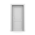 Closed Single Grey Door