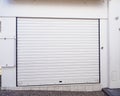 Closed storage garage doors Royalty Free Stock Photo